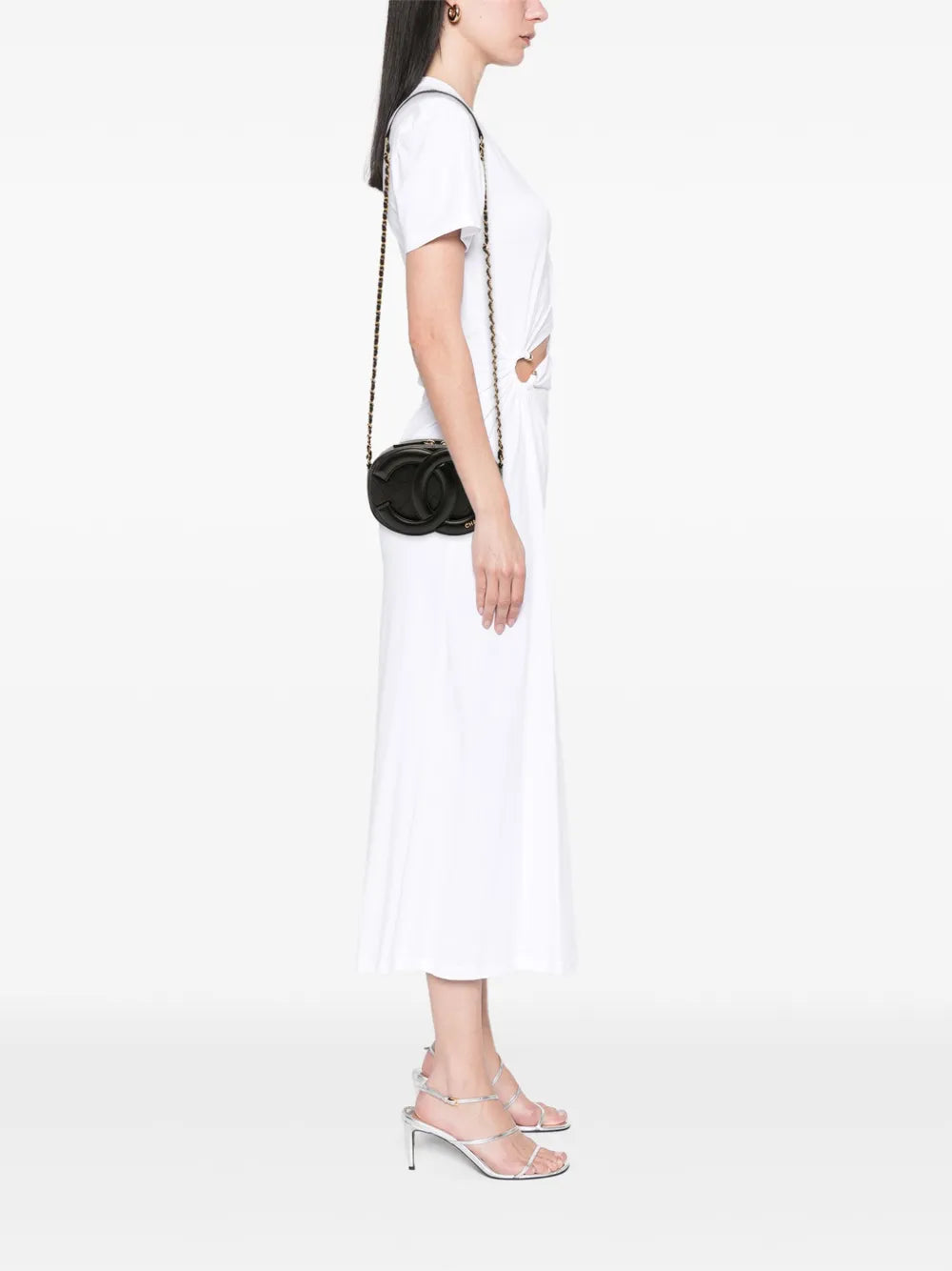 Pre-OwnedCHANEL Pre-Owned2019 CC Quilted Lambskin Coco Midnight Camera Bag crossbody bag