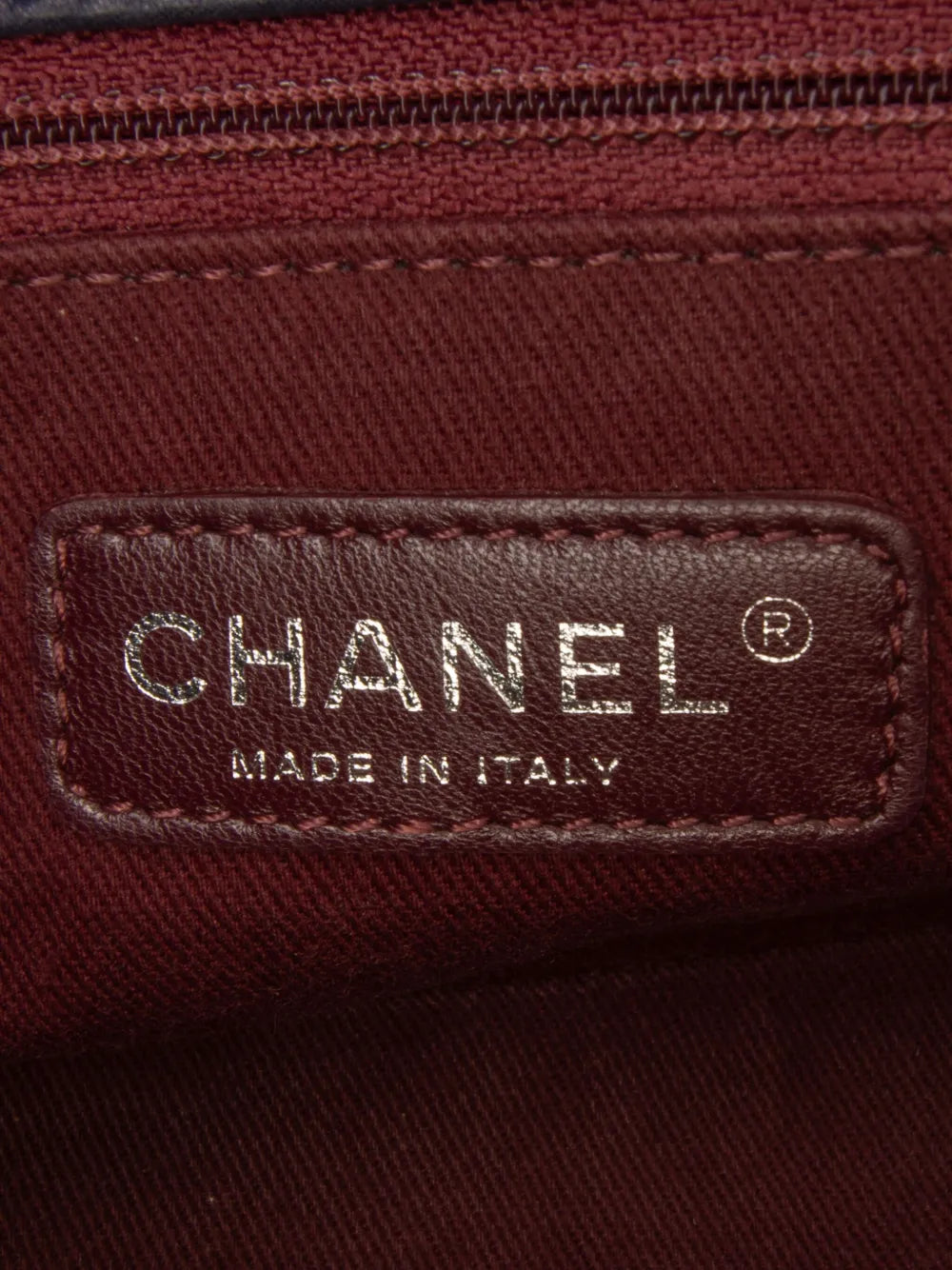 Pre-OwnedCHANEL Pre-Owned2014-2015 Chocolate Bar Iridescent Calfskin Bubble Flap shoulder bag
