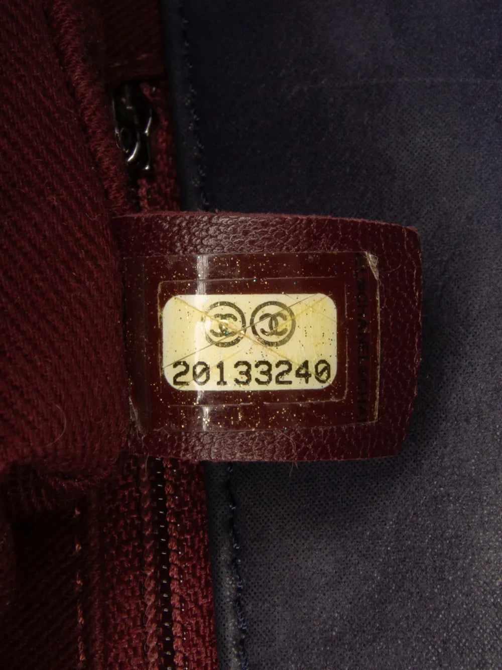 Pre-OwnedCHANEL Pre-Owned2014-2015 Chocolate Bar Iridescent Calfskin Bubble Flap shoulder bag