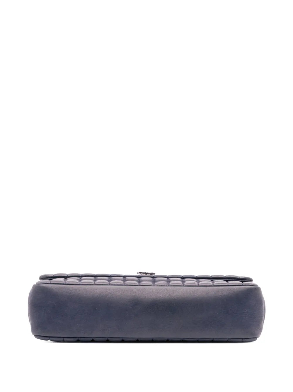 Pre-OwnedCHANEL Pre-Owned2014-2015 Chocolate Bar Iridescent Calfskin Bubble Flap shoulder bag
