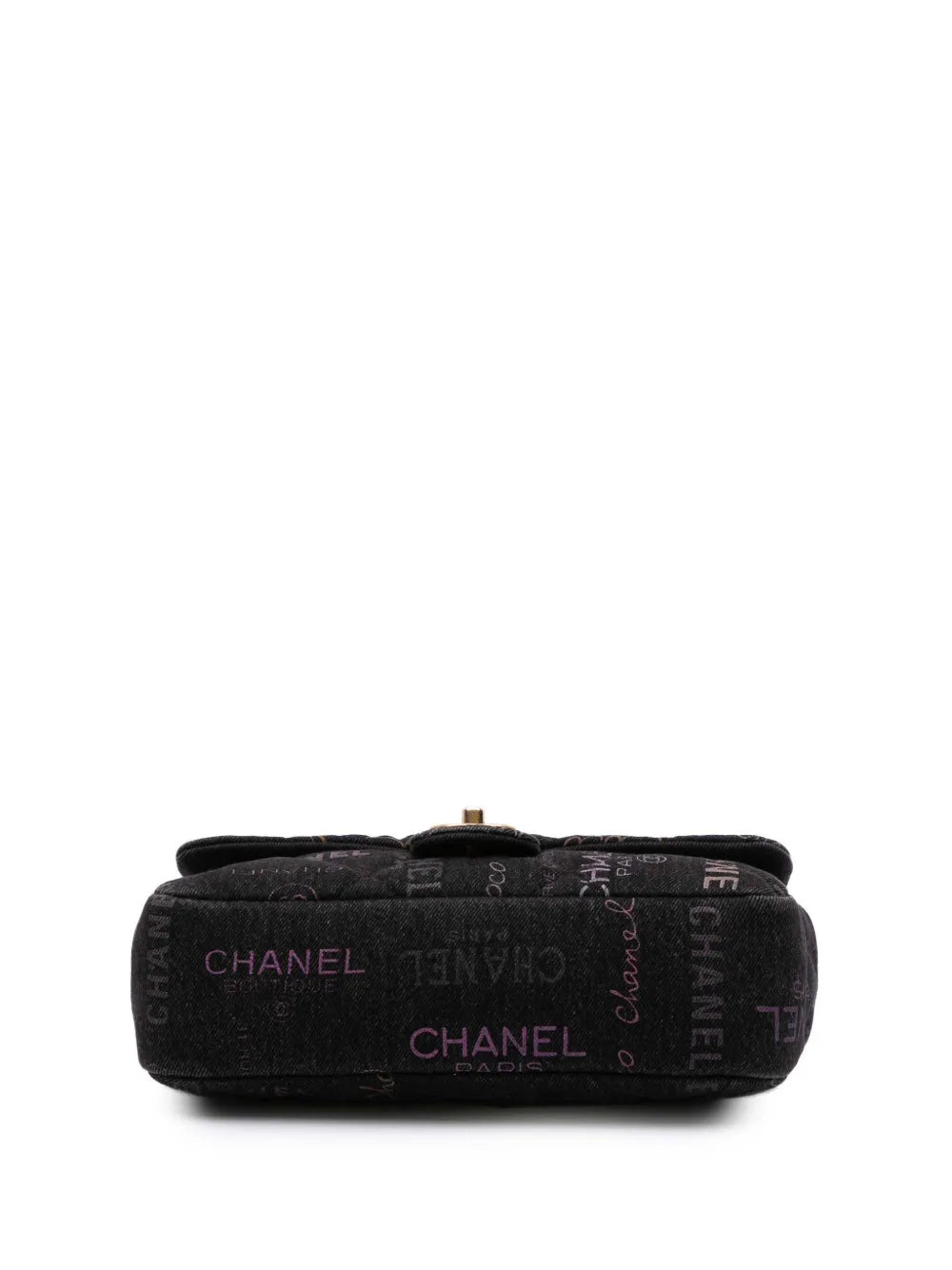 Pre-OwnedCHANEL Pre-Owned2021-2025 Medium Quilted Denim Mood Flap crossbody bag