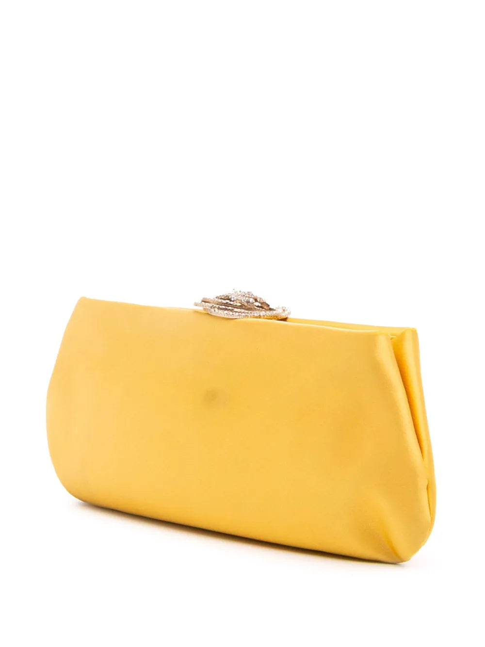 Pre-OwnedCHANEL Pre-Owned2011 Satin Crystal Camellia Evening Frame clutch bag
