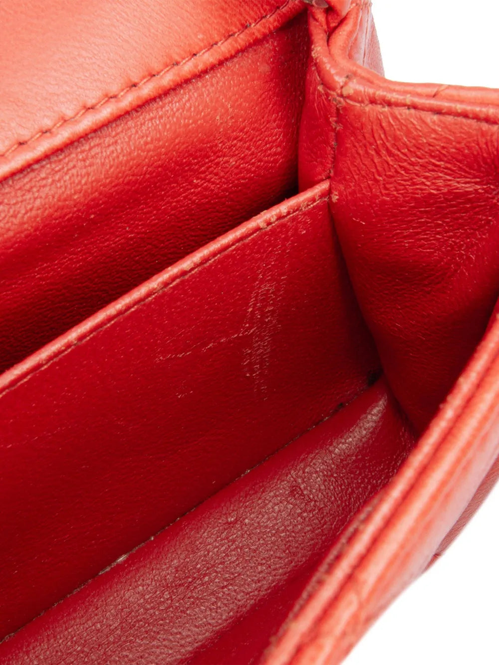 Pre-OwnedCHANEL Pre-Owned2014-2015 Extra Mini Rectangular Classic Lambskin Single Flap crossbody bag