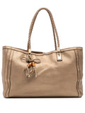 Pre-OwnedGucci Pre-Owned2016-2025 Metallic Grained Leather Bella tote bag