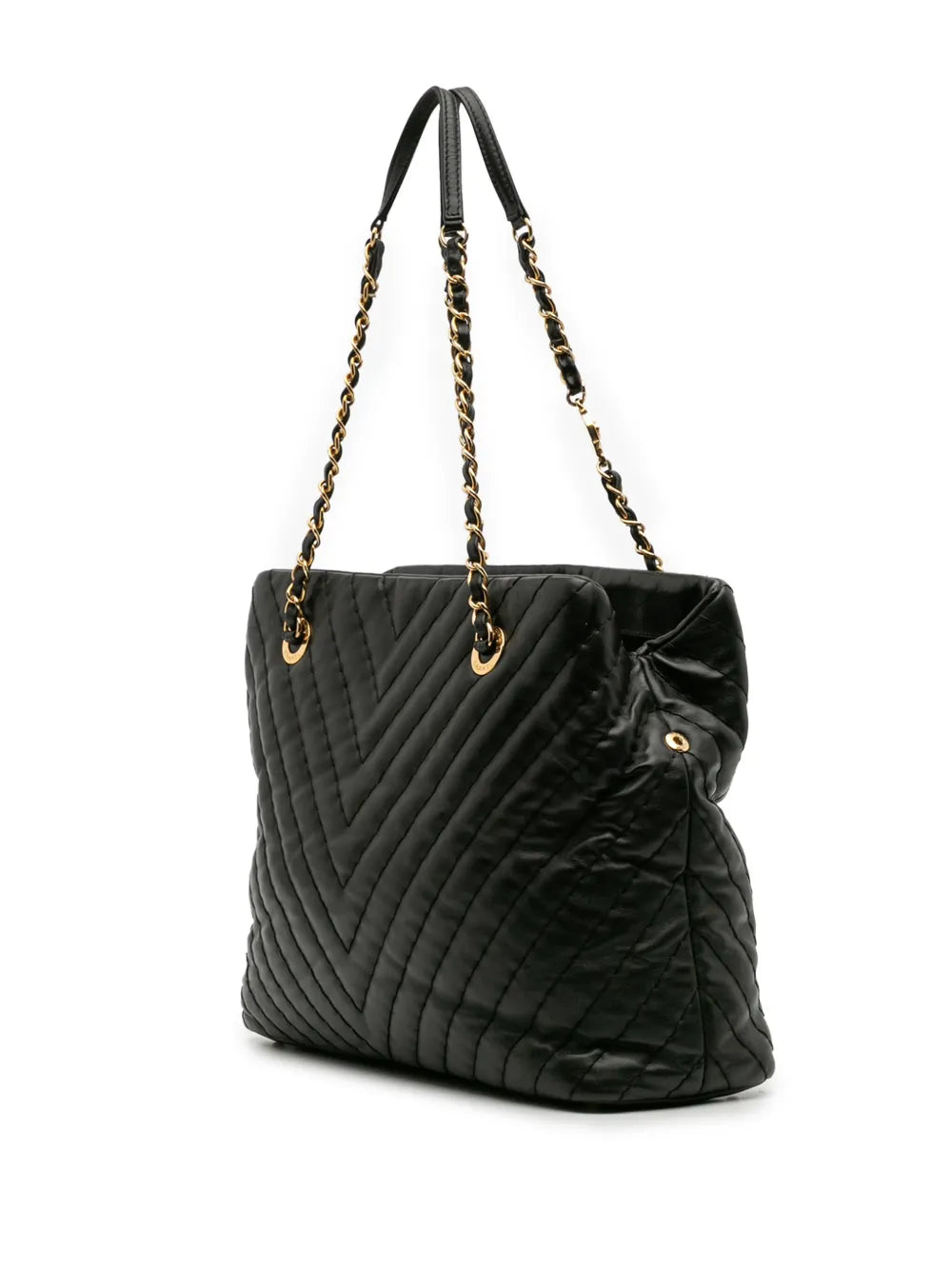 Pre-OwnedCHANEL Pre-Owned2012 Large Chevron Calfskin Surpique tote bag