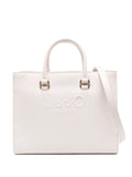 LIU JOlogo-embossed tote bag