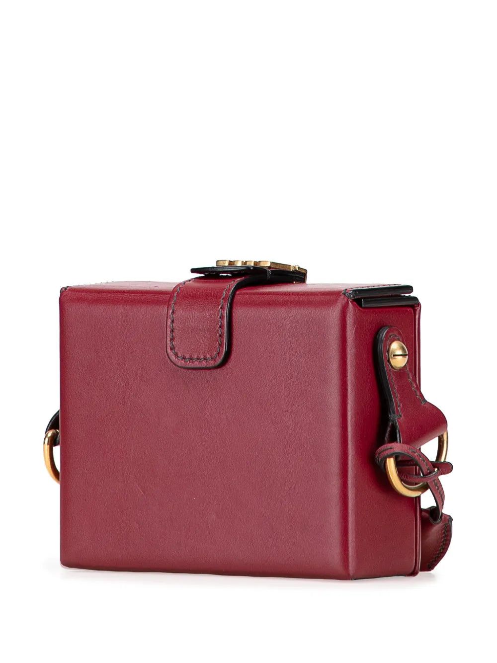 Pre-OwnedChristian Dior Pre-Owned2017 Lambskin Dioraddict Lockbox crossbody bag