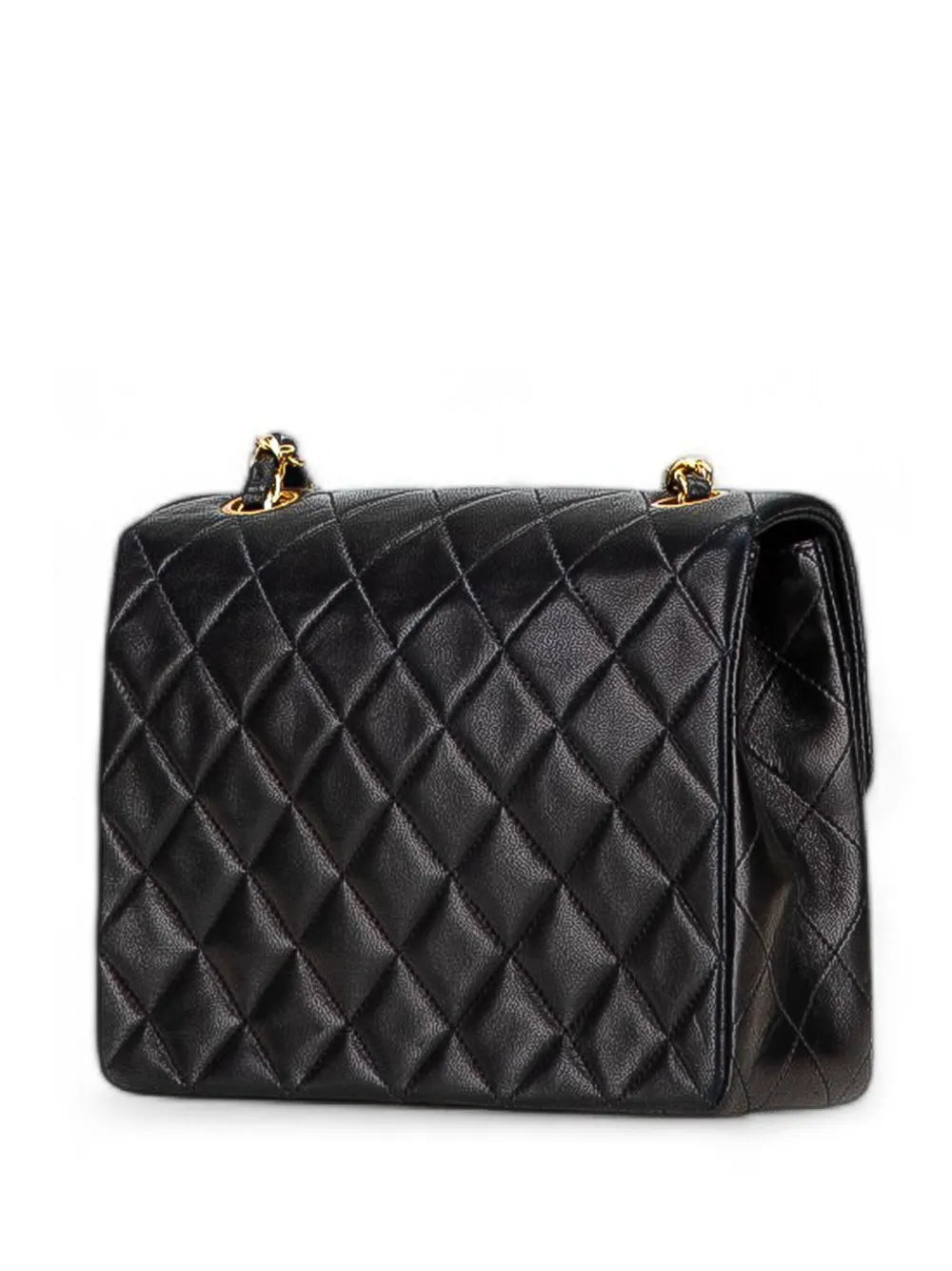 Pre-OwnedCHANEL Pre-Owned1991-1994 Square Quilted Lambskin Single Flap shoulder bag