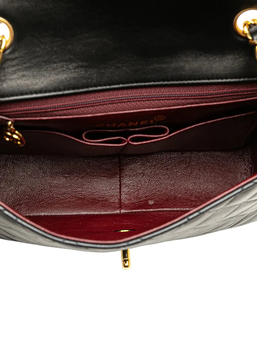 Pre-OwnedCHANEL Pre-Owned1991-1994 Square Quilted Lambskin Single Flap shoulder bag