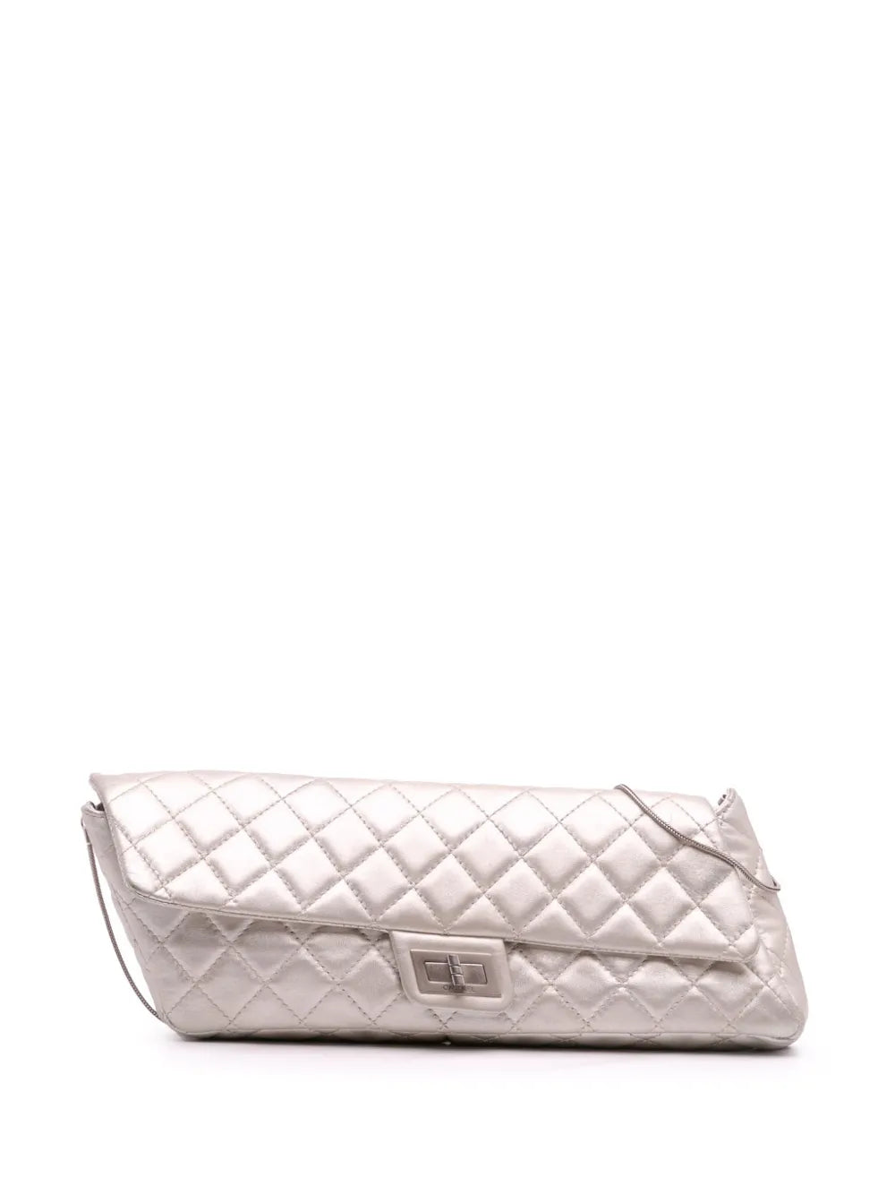Pre-OwnedCHANEL Pre-Owned2008-2009 Reissue 2.55 Metallic Lambskin Clutch With Chain shoulder bag