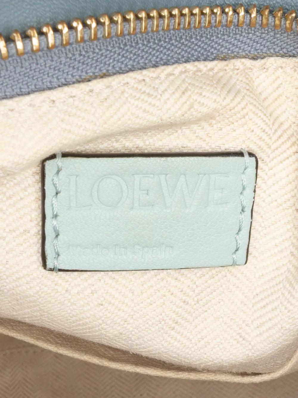 Pre-OwnedLoewe Pre-Owned2017 Small Tricolor Calfskin Puzzle satchel