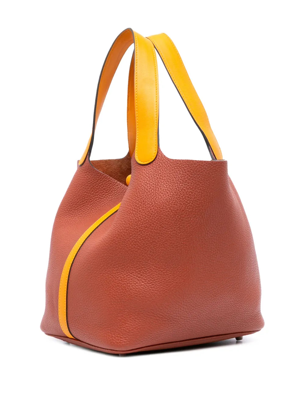 Pre-OwnedHermre-Owned2017 Bicolor Clemence Picotin Lock 22 handbag