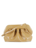 Themoir?roco Biscuit pleated clutch