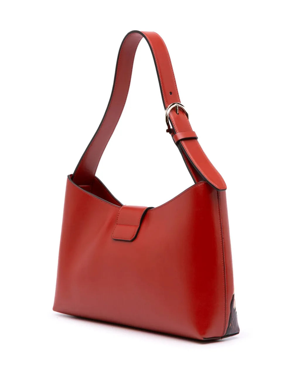Pre-OwnedFerragamo Pre-Owned2000-2025 Printed Leather Trifolio shoulder bag
