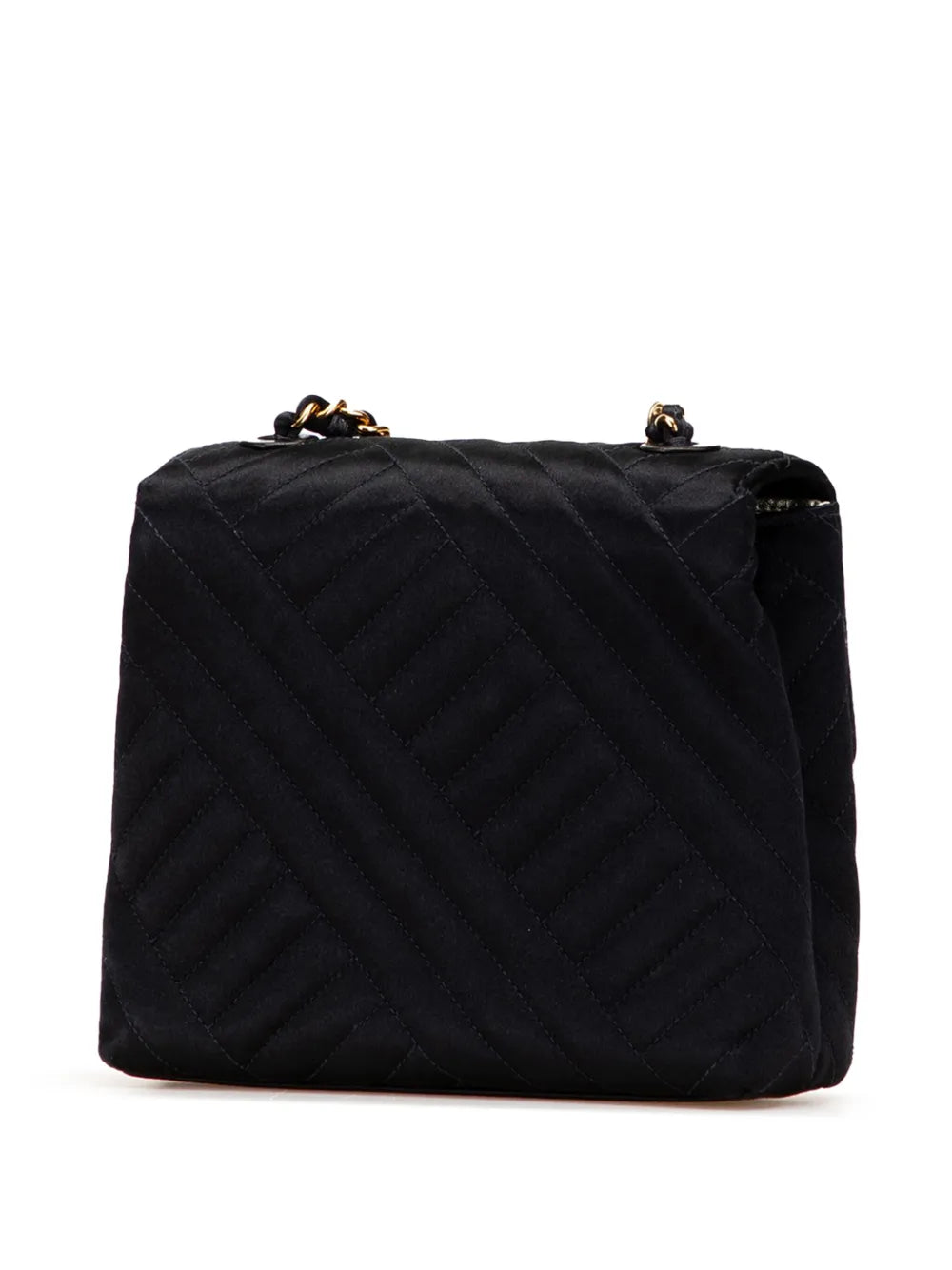 Pre-OwnedCHANEL Pre-Owned1994-1996 Mini Square Diagonal Quilted Satin Single Flap crossbody bag