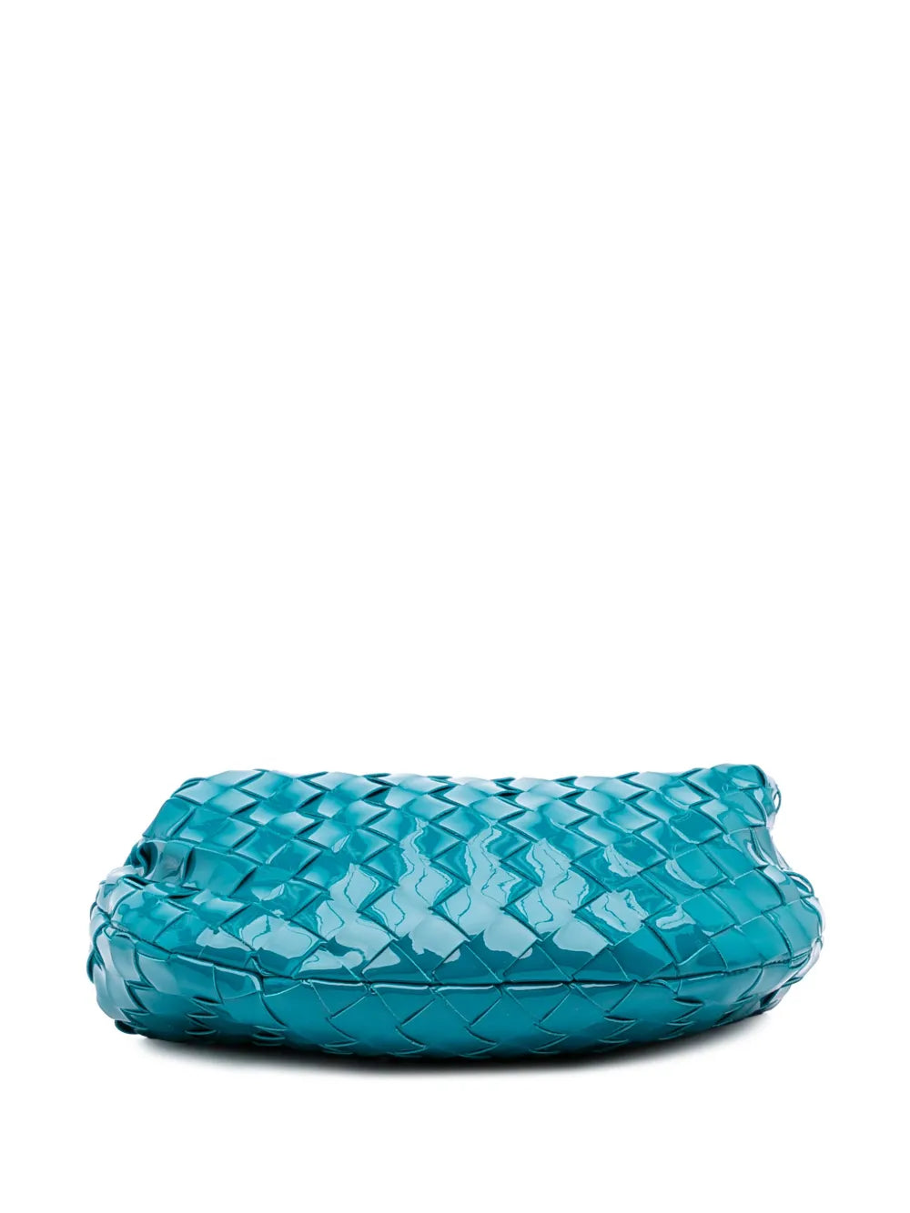 Pre-OwnedBottega Veneta Pre-Owned2012-2025 Mini Patent Intrecciato Jodie hobo bag