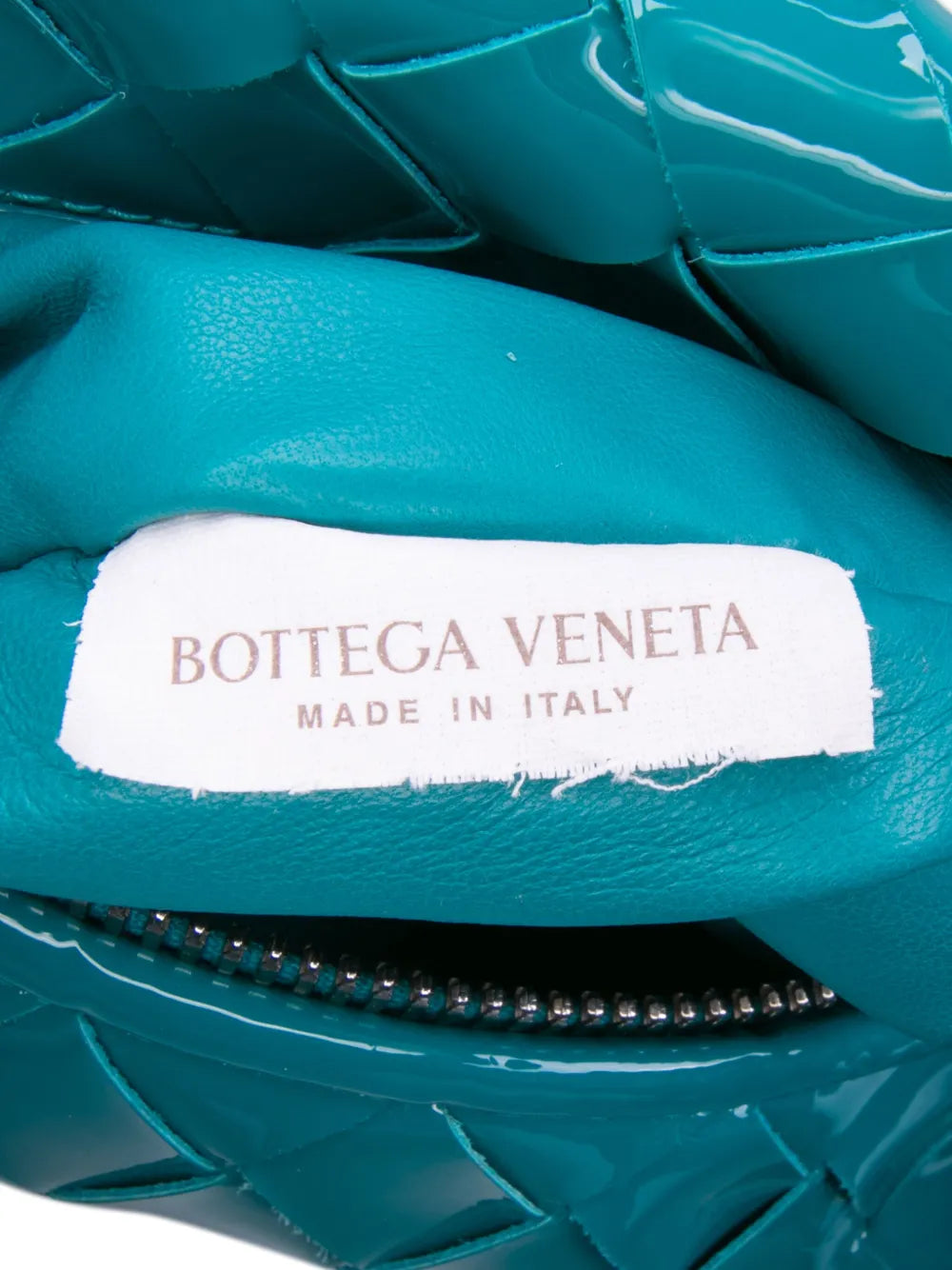 Pre-OwnedBottega Veneta Pre-Owned2012-2025 Mini Patent Intrecciato Jodie hobo bag