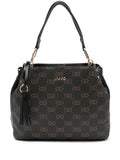 LIU JOmonogram tassel tote bag