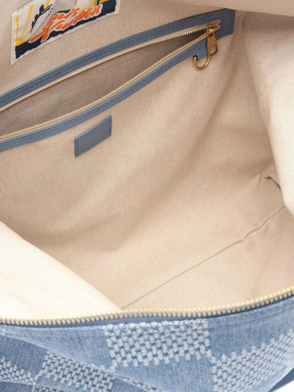 Pre-OwnedLouis Vuitton Pre-Owned2021-2025 Damier Denim 3D Vagabond Hobo crossbody bag