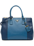 Pre-OwnedPrada Pre-Owned2013-2025 Medium Bicolor Saffiano Lux Galleria Double Zip satchel