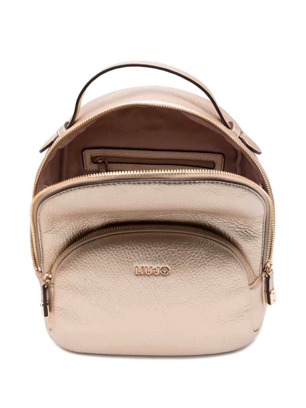 LIU JOlogo-plaque backpack