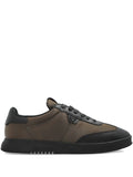 Emporio Armani Lace-Up Panelled Sneakers