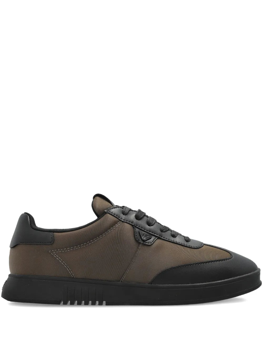 Emporio Armani Lace-Up Panelled Sneakers