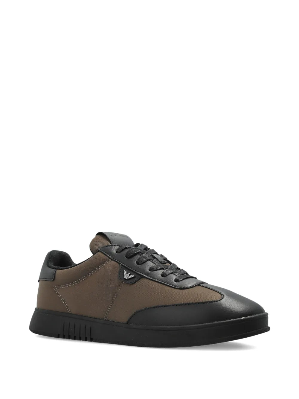 Emporio Armani Lace-Up Panelled Sneakers