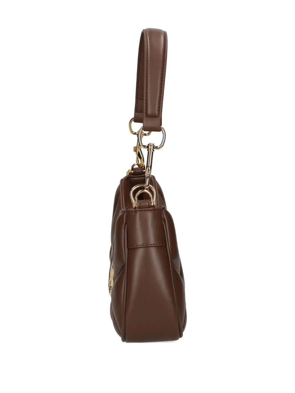 Love Moschinosmall quilted logo-plaque shoulder bag