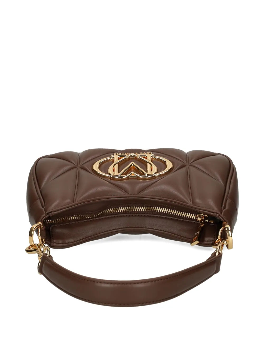 Love Moschinosmall quilted logo-plaque shoulder bag