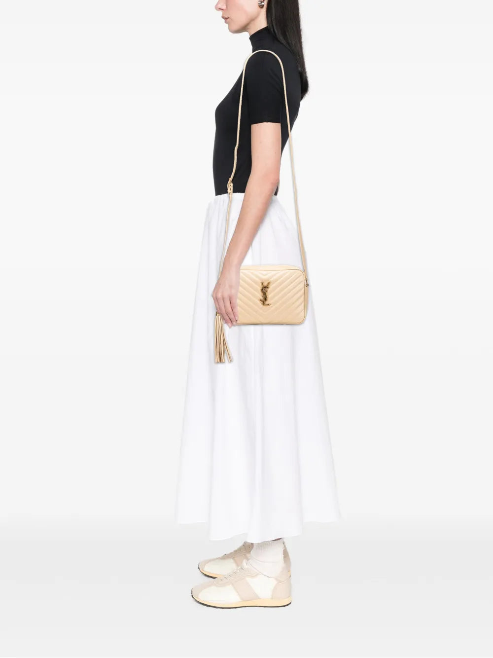 Pre-OwnedSaint Laurent Pre-Owned2020 Quilted Leather Lou Camera Bag crossbody bag