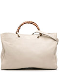 Pre-OwnedGucci Pre-Owned2016-2025 Large Calfskin Bamboo Shopper satchel