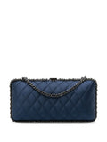 Pre-OwnedCHANEL Pre-Owned2012 Quilted Satin Chain Around Clutch crossbody bag