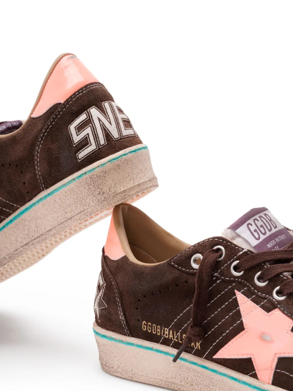 Golden Goose Star-Applique Suede Sneakers