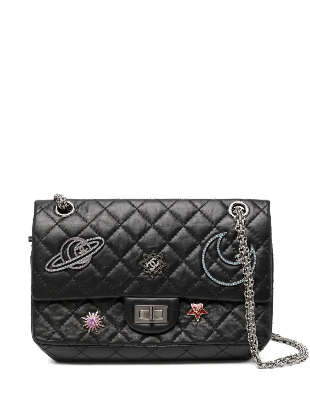 Pre-OwnedCHANEL Pre-Owned2017 Space Reissue Charms Icons Mademoiselle Flap Bag Limited Edition
