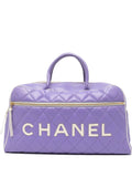Pre-OwnedCHANEL Pre-Owned1992 Weekend Duffel Overnight Duffle Tote