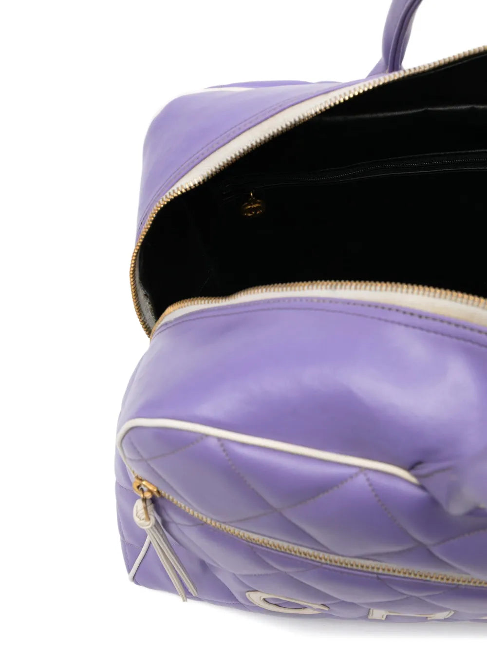 Pre-OwnedCHANEL Pre-Owned1992 Weekend Duffel Overnight Duffle Tote