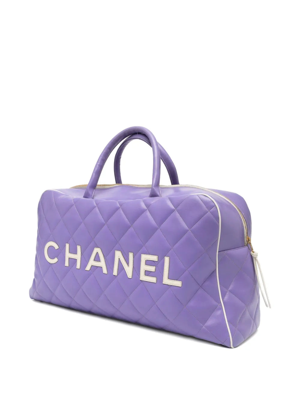 Pre-OwnedCHANEL Pre-Owned1992 Weekend Duffel Overnight Duffle Tote