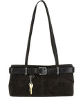 Osoismall Brocle suede belt shoulder bag