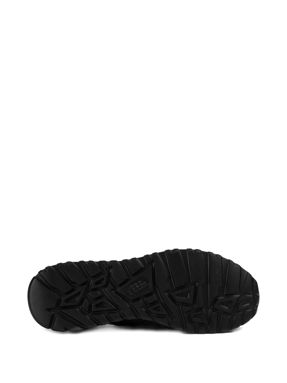 Doucal'S Wool-Panelled Leather Sneakers