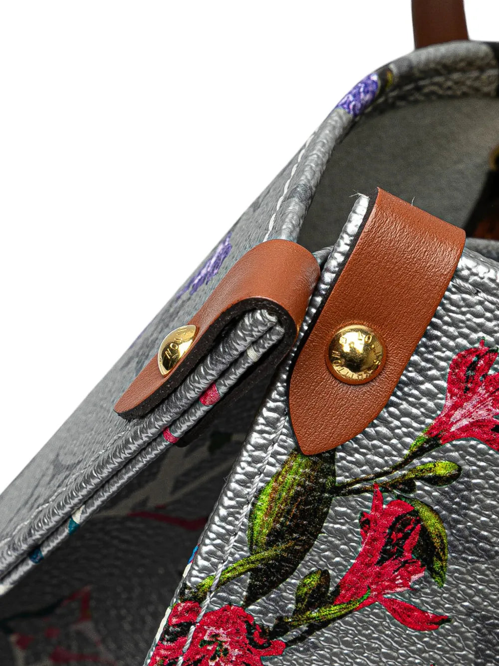 Pre-OwnedLouis Vuitton Pre-Owned2021-2025 Monogram Metallic LV Garden OnTheGo MM satchel