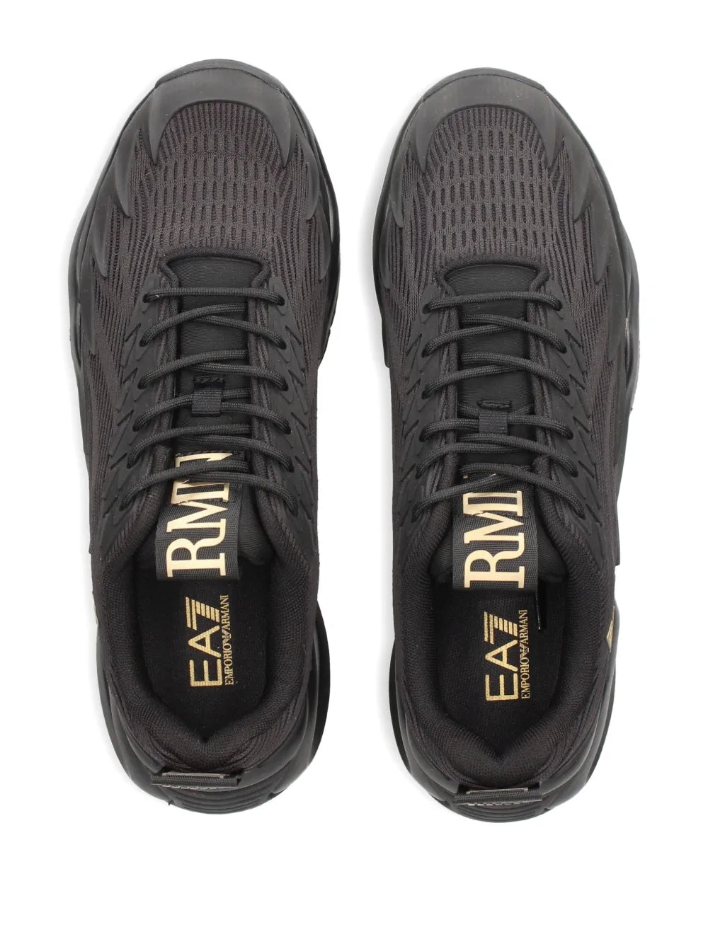 Ea7 Emporio Armani Ea7 Logo-Detail Lace-Up Sneakers