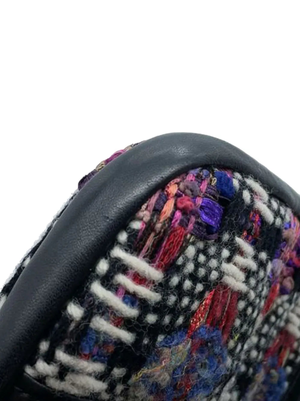 Pre-OwnedCHANEL Pre-Owned2016-2017 Small Tweed and Lambskin Girl Clutch on Chain crossbody bag