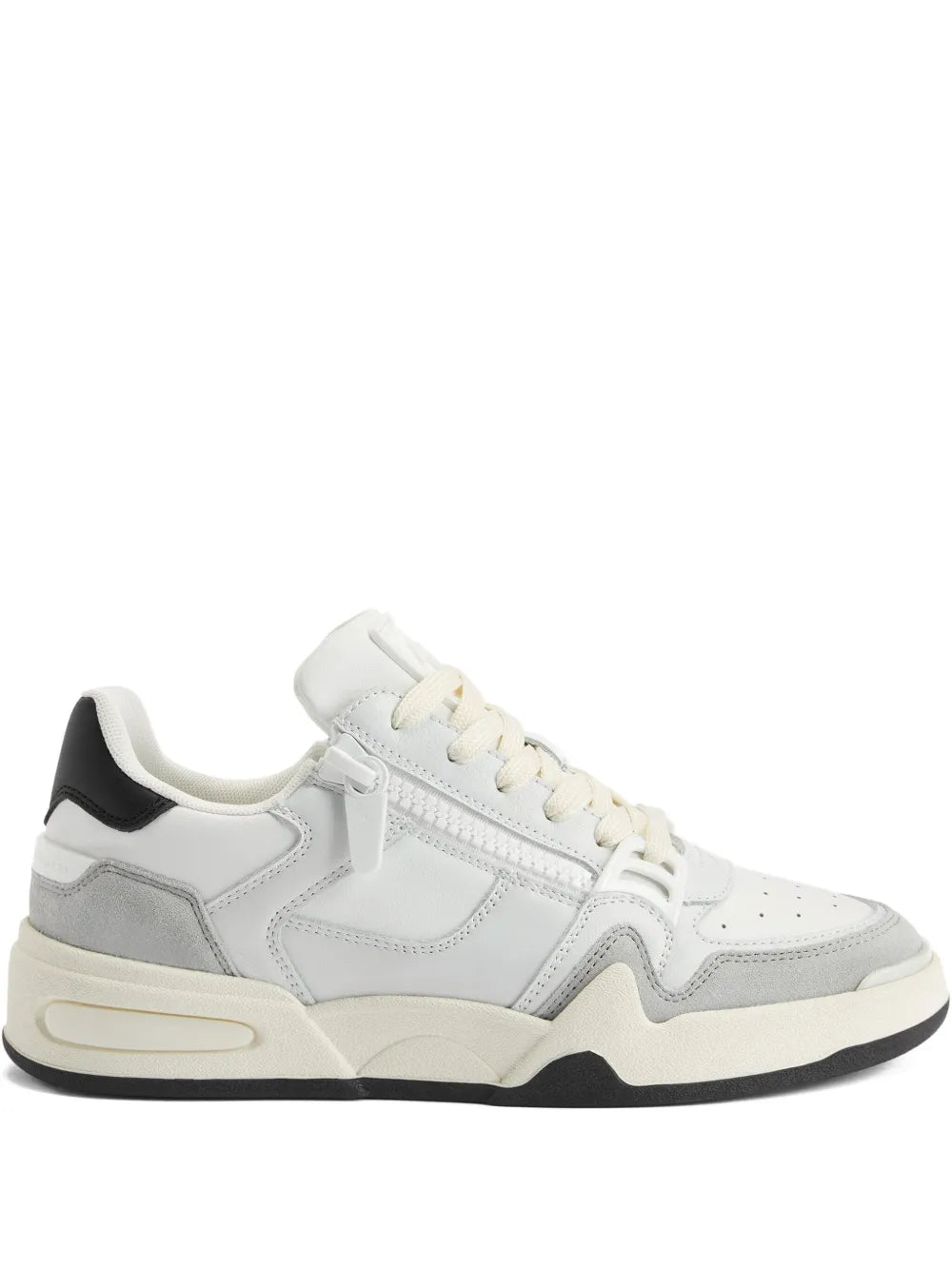 Giuseppe Zanotti Gz-Ghost Zip-Detail Leather Sneakers