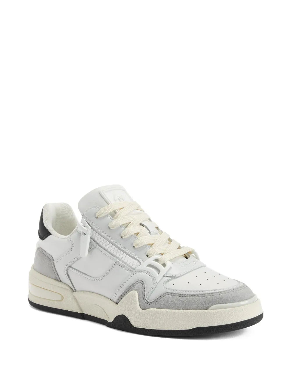 Giuseppe Zanotti Gz-Ghost Zip-Detail Leather Sneakers