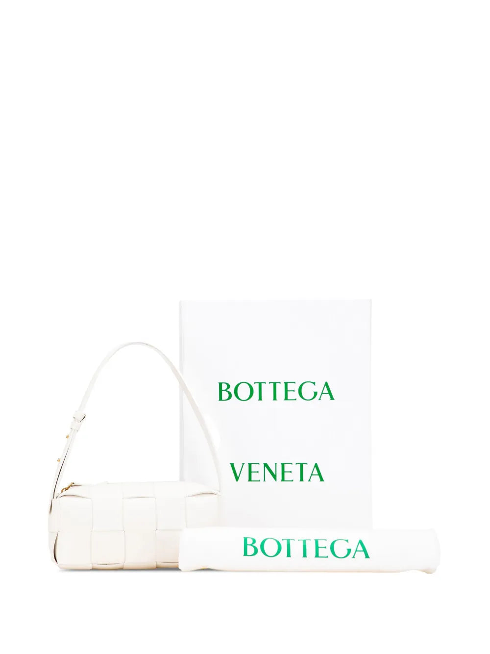 Pre-OwnedBottega Veneta Pre-Owned2012-2025 Small Lambskin Intrecciato Brick Cassette shoulder bag