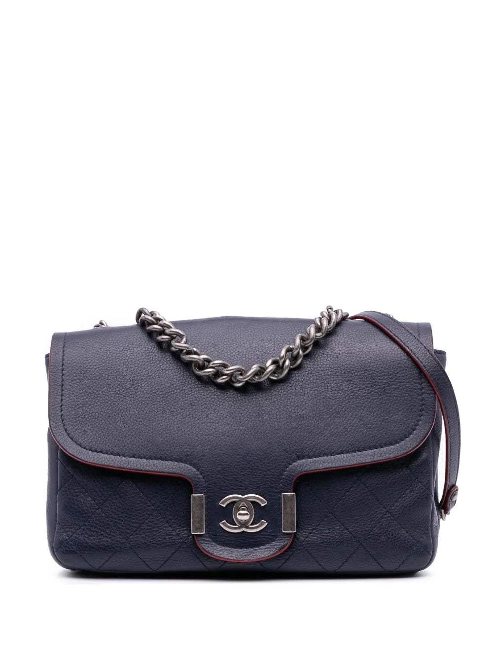 Pre-OwnedCHANEL Pre-Owned2018 Paris-Greece Calfskin Archi Chic Flap satchel