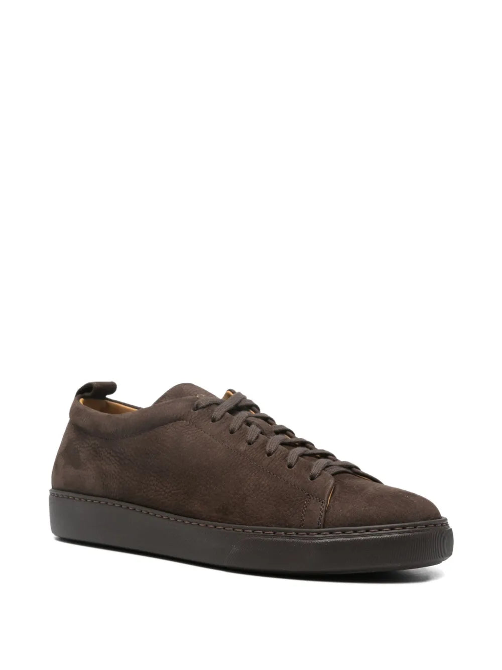 Henderson Baracco Leather Lace-Up Trainers