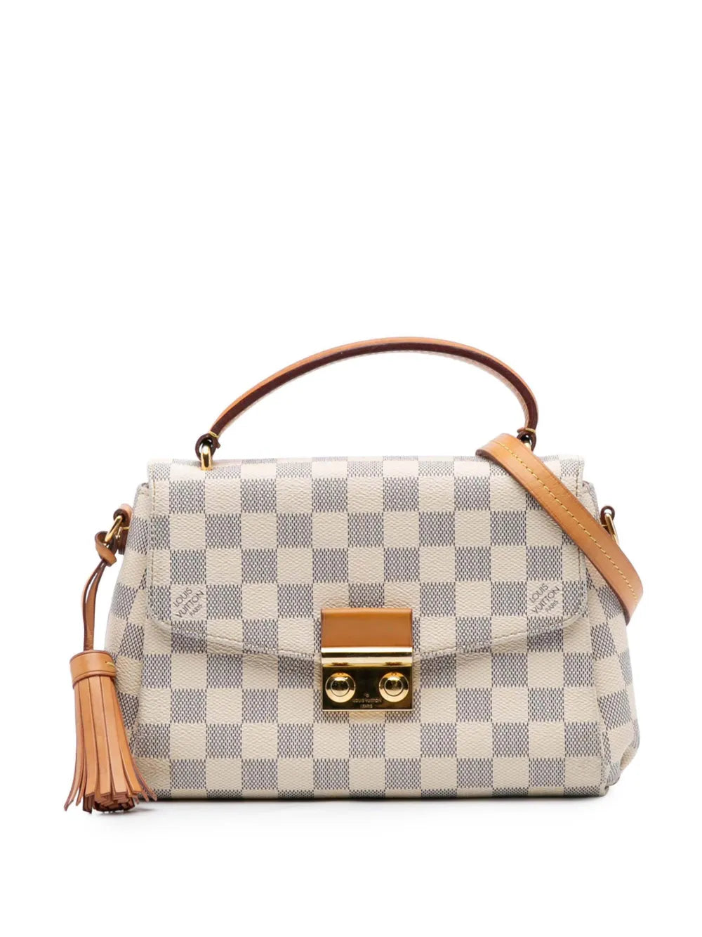 Pre-OwnedLouis Vuitton Pre-Owned2018 Damier Azur Croisette satchel
