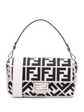 Pre-OwnedFendi Pre-Owned2000-2010 Zucca Embroidered Canvas Baguette satchel